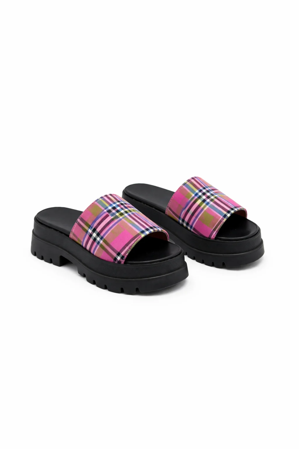 Boho Plaid Platform - Image 4