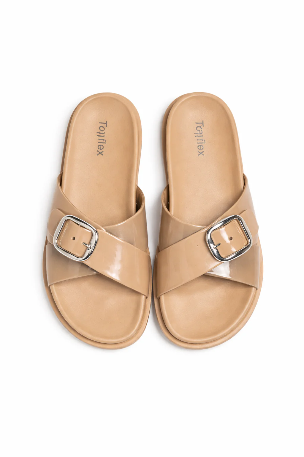 Topflex Gloss Buckle Slides - Image 6